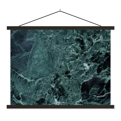 Produktbild von MuchoWow® Textilposter Marmor - Stein - Textur - Marmoroptik - Design 120x90 cm mit schwarzem Rahmen - Aufhänger für Poster