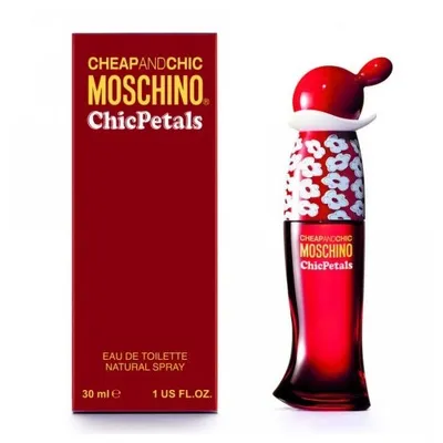 Produktbild von Moschino Cheap & Chic Chic Petals, Frauen, 30 ml, Nicht nachfüllbare Flasche, Spray, ALCOHOL DENAT. (SD ALCOHOL 39C), PARFUM (FRAGRANCE), AQUA (WATER), ETHYLHEXYL METHOXYCINNAMATE,...