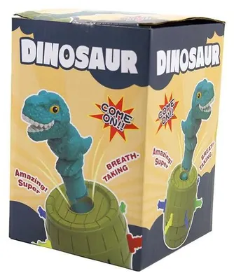Produktbild von Sprung-Dino Familienspiel für 1-4 Spieler, Schwert in Fass stecken