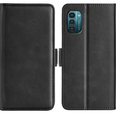 Produktbild von Mobigear Slim Magnetisches Handyhülle für Nokia G11 – Klapphülle/Geldbörse – Schwarz