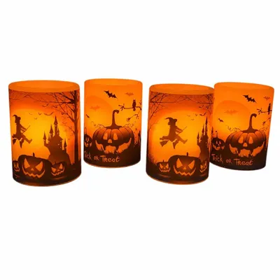 Produktbild von LED-Kerze Halloween, KI-generiertes Bild