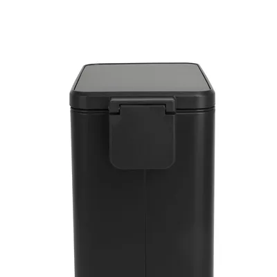 Produktbild von SVITA STM15 Mülleimer Treteimer 15l inkl. Inneneimer Softclose-Deckel Schwarz