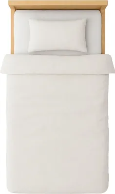 Produktbild von Jersey Kinder Bettwäsche 100x135cm Baumwolle weich atmungsaktiv Creme Melange