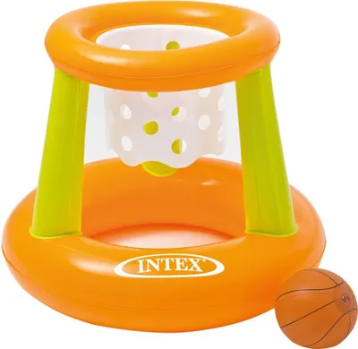 Zdjęcie produktu dla Intex Floating Hoops, Zestaw do gry w koszykwk na basenie, 3 lat(a), Nadmuchiwany, Wielobarwny