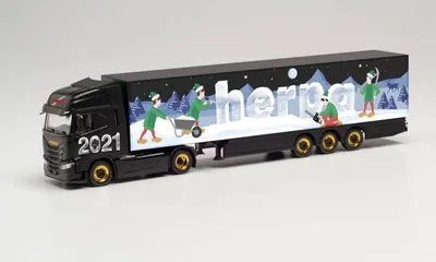 Produktbild von LH Herpa 314176 Iveco S-Way Koffersattelzug 1:87