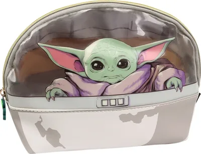 Produktbild von Star Wars Baby Yoda - Beige, geräumige Reisekosmetiktasche