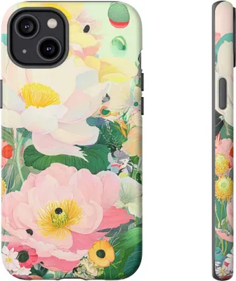 Produktbild von Zarte Sommerblumen-Illustration – Hülle Kompatibel mit iPhone 14 Plus