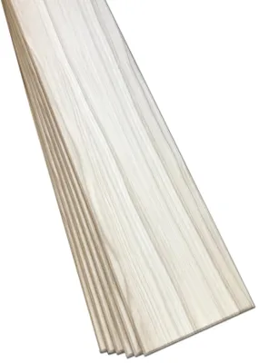 Obrázok produktu pre DECCART | Stropné panely | Penové stenové panely | Lamely na doske | Akustické stenové panely | Prírodný orech P12 | 100 cm x 16,7 cm | 2 m