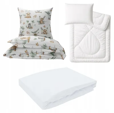 Produktbild von Nyks Kinderbettwäsche Set 104hus Jersey Mit Spannbettlaken