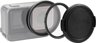 Obrázek produktu pro PULUZ PU969B UV filtr pro sportovní kamery s adaptačním kroužkem, kryt objektivu, náhradní příslušenství pro akční kameru Insta360 Ace Pro