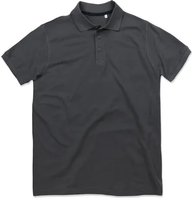 Produktbild von Stedman ST9060 | Herren Harper Polo Short Sleeve - Farbe: Slate Grey (Solid) - Größe: XL