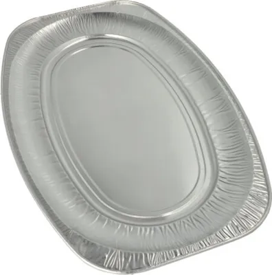 Produktbild von Servierplatten, Alu oval 54,7 cm x 35,8 cm