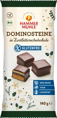 Produktbild von Dominosteine - Zartbitterschokolade 140g