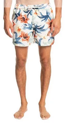 Image de Short de bain Quiksilver Everyday Garden blanc, taille S