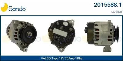 Produktbild von SANDO 2015588.1 Lichtmaschine Generator LiMa 70A 12V