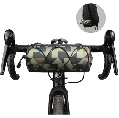 Productafbeelding van Stuurtas, fietstas, schouderband, racefiets, camouflage, groen