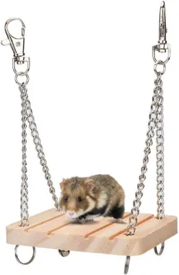 Produktbild von Holzschaukel Spielzeug für Hamster