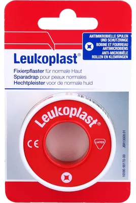 Obrázok produktu pre Leukoplast fixačná náplasť na normálnu kožu 1,25 cm x 5 m, 1 ks náplasti