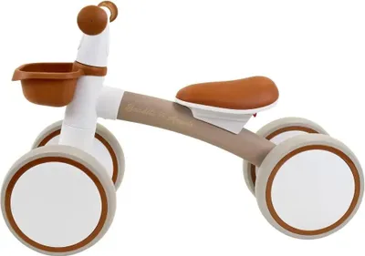 Produktbild von Bandits & Angels First Rider Sand Laufrad ab 1 Jahr für Jungen und Mädchen - Metall - Beige - Kompakt und sicher für drinnen und draußen