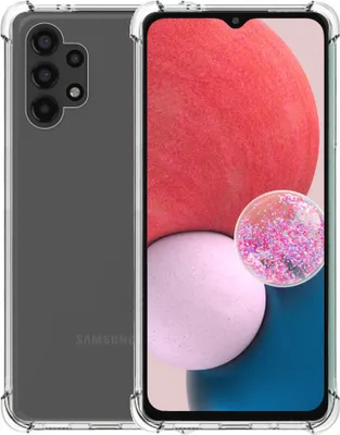 Produktbild von Handyhülle passend für Samsung Galaxy A13  4G transparent - Stoßfeste TPU Silikonhülle mit Bumper Shockproof -  Smartphonica