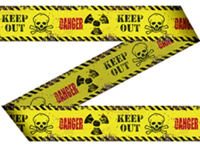 Productafbeelding van Afzetlint Danger/Keep Out 15mtr