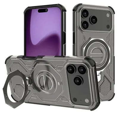 Obrázek produktu pro Techsuit – Carbon Shield PRO ochranné pouzdro pro iPhone 17 Pro Max – kouřově černé