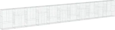 Zdjęcie produktu dla vidaXL Gabion z pokrywą 1100x50x150 cm Ocynkowane żelazo