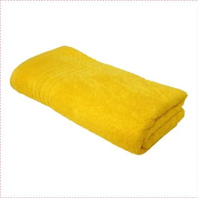 Produktbild von GLAESERhomestyle Duschtuch | 3er Set | 70 x 140 cm | Gelb | 100% Baumwolle