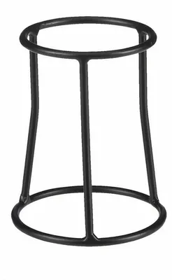Produktbild von Mica Decorations - Blumentopf-Pflanzenstander - schwarz - H17 x T13 cm