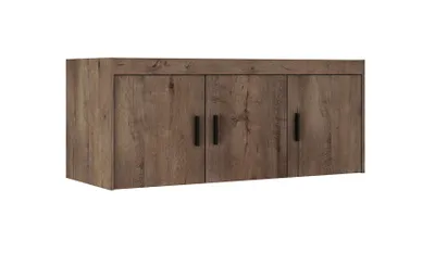 Image de AX LIVING Meuble haut Storicos 3P chene Lefkas 133 x 55,5 x 53 cm