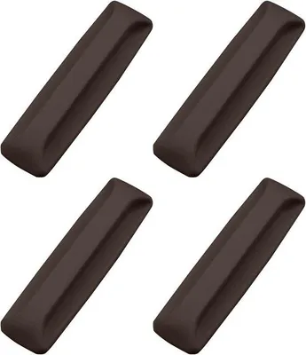 Produktbild von Selbstklebende Schubladen Griffe braun 4er Set
