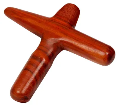 Produktbild von Holz-Massagekreuz, einteilige Massagehilfe