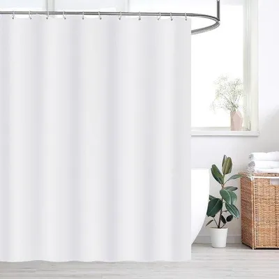 Produktbild von Famanu Duschvorhang 120 x 180 cm - Wasserfest, Schimmelresistent und Waschbar