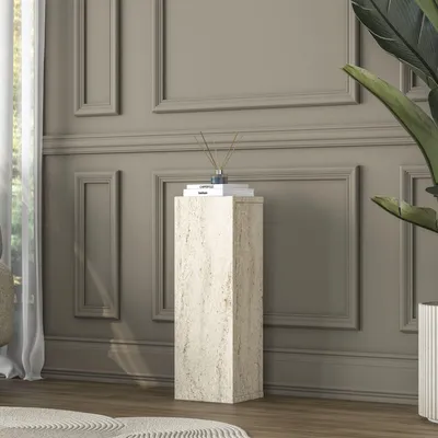 Productafbeelding van Skye Decor, hoogwaardige bijzettafelset (3 stuks) - Saffier eikenhout, 100% melamine, E1 kwaliteit