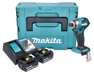 Image de Makita DTD 173 RMJ Clé à choc sans fil 18 V 180 Nm 1/4" Brushless + 2x batterie 4,0 Ah + chargeur + Makpac