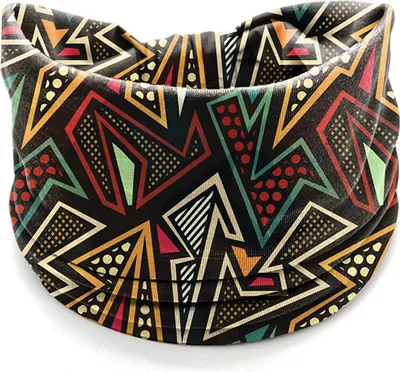 Produktbild von Breites, schweißabsorbierendes Sportstirnband, schnelltrocknend, dehnbar, Damen-Bohème-Stil, kariertes Muster, Yoga-Kopftuch, Haaraccessoire