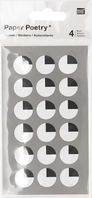 Produktbild von 72 Rundaugen-Aufkleber Seitenansicht - 1,5 cm