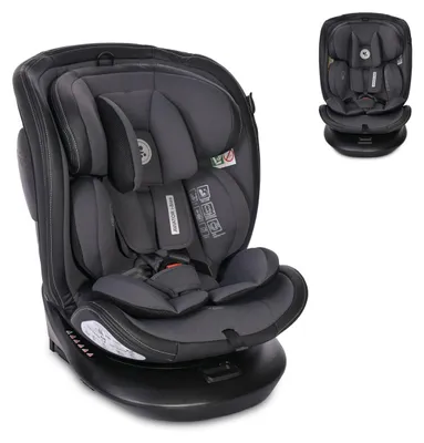 Produktbild von Lorelli Kindersitz i-Size Aviator (40-150cm) 360° drehbar, verstellbar, Isofix grau