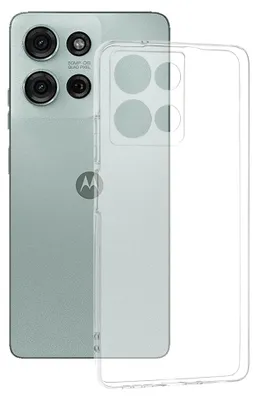 Zdjęcie produktu dla Techsuit Clear Silicone etui na Motorola Moto G75 – Przezroczyste
