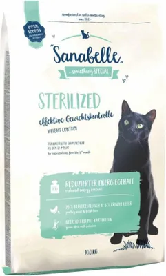 Produktbild von Sanabelle Sterilized, Senior, Leber, Geflügel, 10 kg