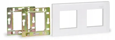 Imagen del producto de Marco y chasis de montaje empotrado, 2 paneles, marca FONESTAR