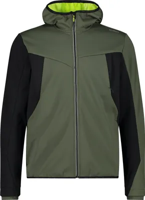 Produktbild von Man Jacket Fix Hood Softshell 33A2867 Größe 50 Farbe oil green