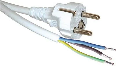 Obrázek produktu pro ROLINE 30.17.9005 Napájecí kabel bílý 5 m CEE7/7 (30.17.9005)