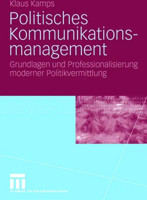 Produktbild von Politisches Kommunikationsmanagement
