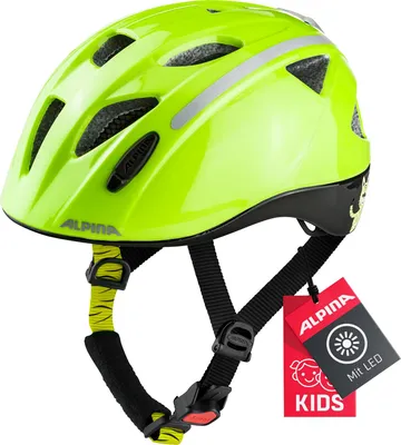 Produktbild von ALPINA XIMO - Leichter, Sicherer & Bruchfester Fahrradhelm Mit LED-Licht Für Kinder, be Visible Reflective, 45-49 cm