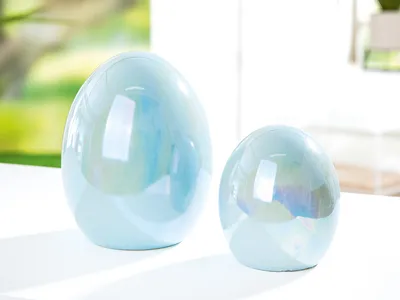 Produktbild von Gilde Ei "Pearl" H. 13,5 cm 51615
