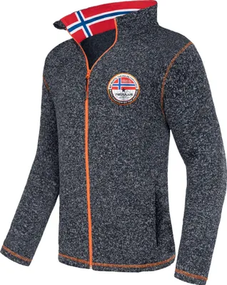 Produktbild von Nebulus Fleecejacke LUZON Herren, warme Fleece Jacke, mit langem Full-Zip Reißverschluss, P5166 - Herren, navy, L