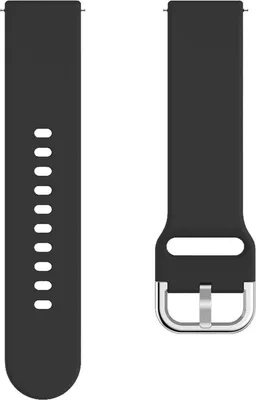 Obrázek produktu pro Go Go Gadget – Chytré hodinky – Řemínek – Vhodné pro modely Samsung Gear S3 Frontier, Gear S3 Classic a Galaxy Watch 46 mm – Silikonový řemínek – Černá barva