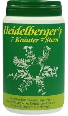 Productafbeelding van Heidelberger's 7-Kruiden Sterrenpoeder, oplosbaar kruidenthee, 100 gram