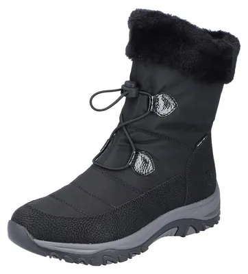 Produktbild von Rieker Damenschuhe Stiefel Gefüttert Schwarz Freizeit